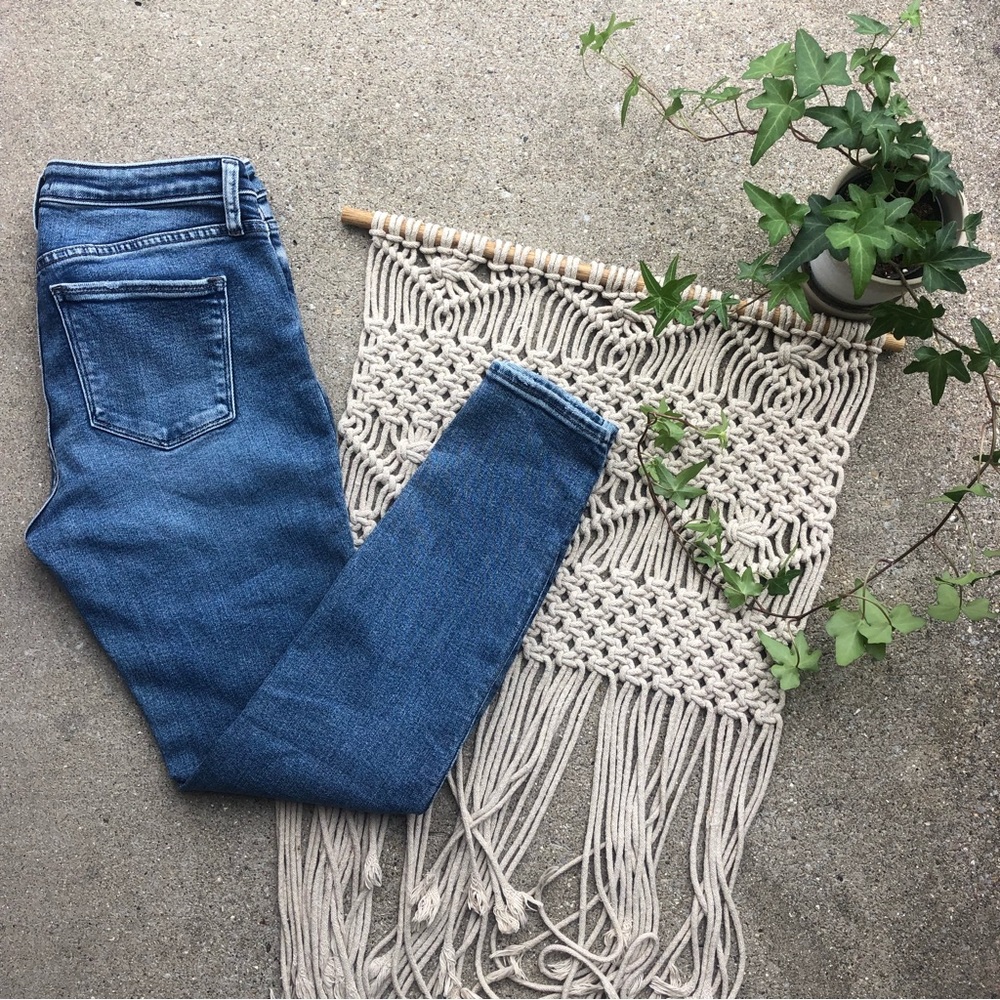 Silver Skinny Jeans Size 29